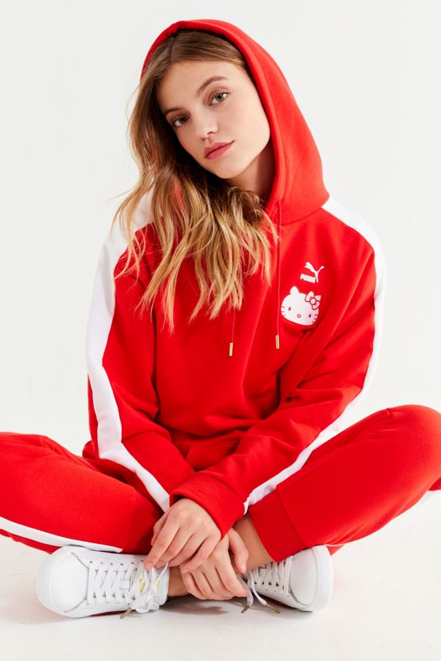 Puma X Hello Kitty Hoodie Sweatshirt Urban Outfitters