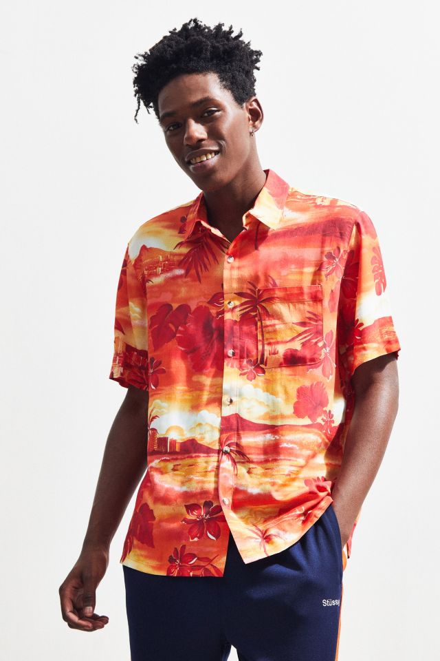 Chemise Boutonnée Manches Courtes Hibiscus Beachy UO #2