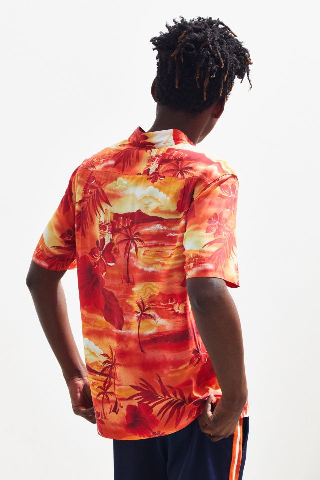 Chemise Boutonnée Manches Courtes Hibiscus Beachy UO #3