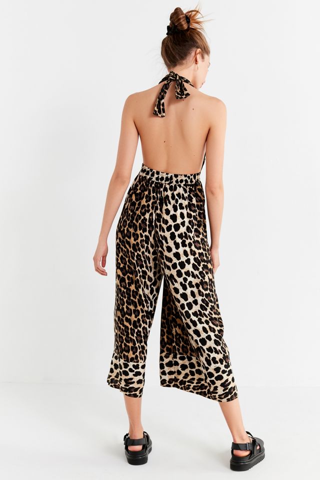 UO Raven Plunging Halter Jumpsuit #3