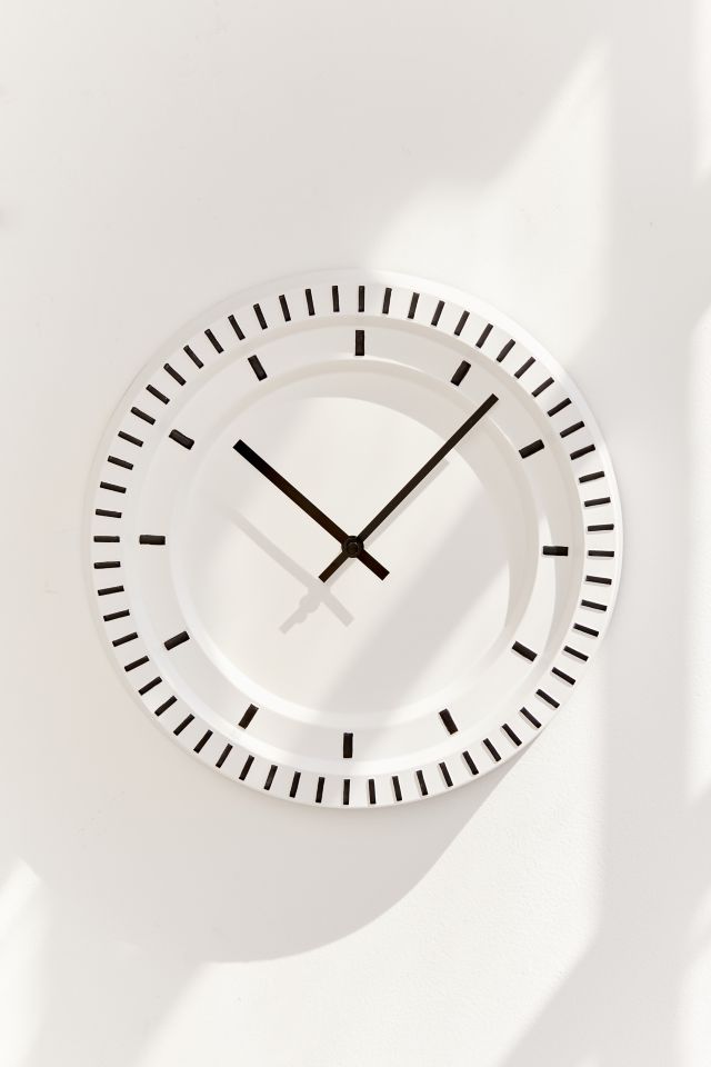 Ridged Wall Clock Urban Outfitters