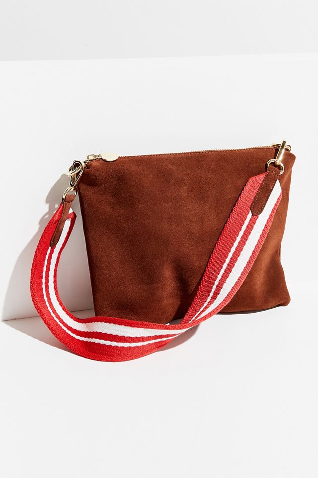 Suede Shoulder Pouch Bag #1
