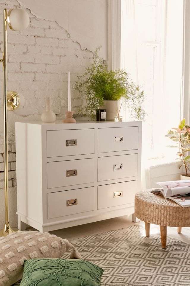 urban outfitters dresser Clara 6-Drawer Wood Urban Outfitters Wyatt Dresser by