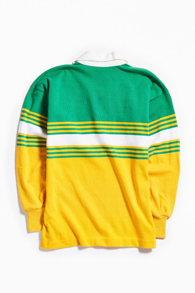 Vintage Canterbury Of New Zealand Australia Yellow + Green