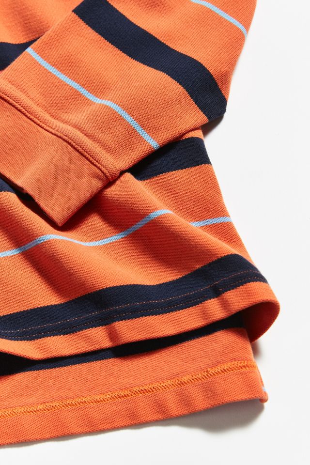 Vintage Brooks Brothers Orange + Navy Rugby Shirt #3