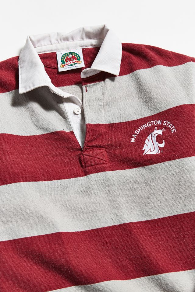 Vintage Washington State Grey + Red Rugby Shirt #4