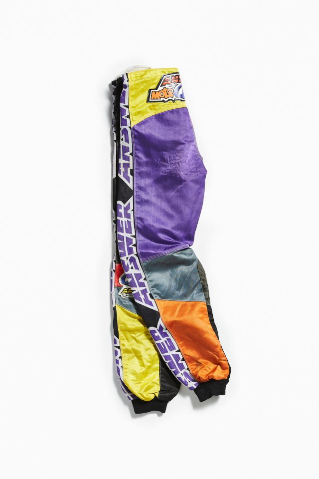 Vintage Answer Racing Black + Purple Moto Pant #5