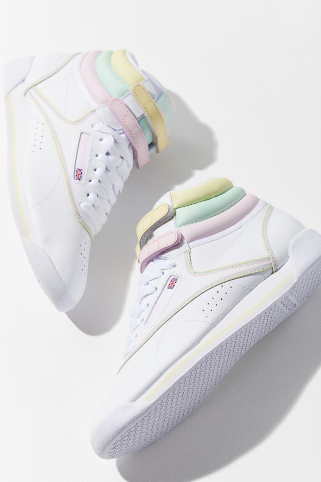 Reebok x glow sales freestyle hi pastel sneaker