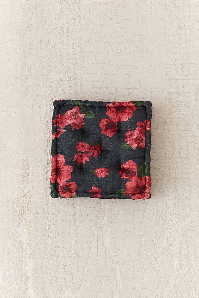 Sierra Floral Velvet Floor Pillow #2