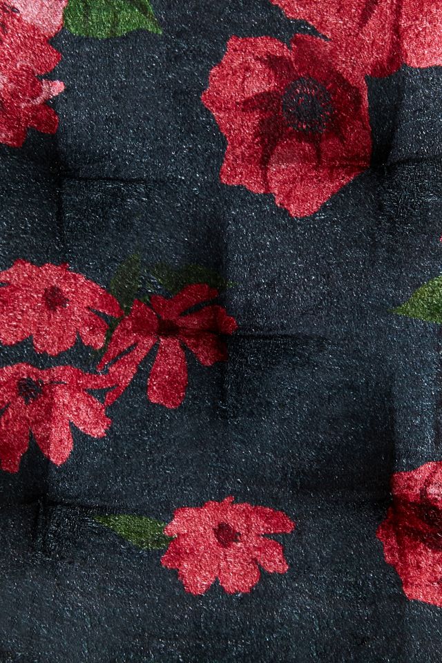 Sierra Floral Velvet Floor Pillow #4