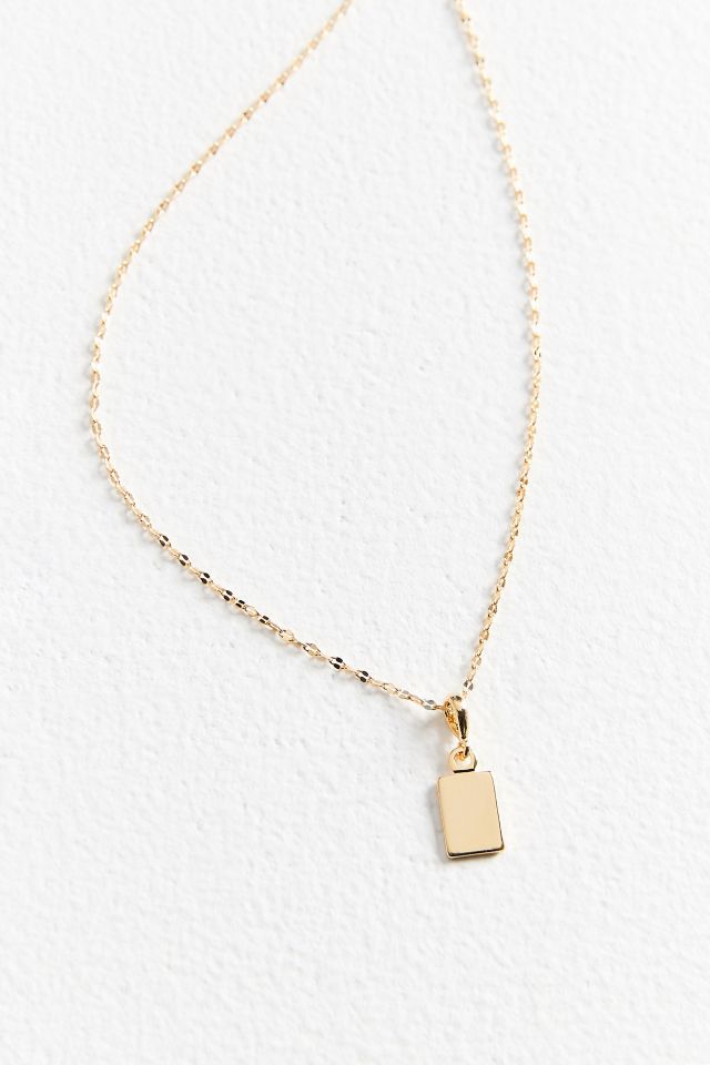 five and two Logan Tag Necklace #1