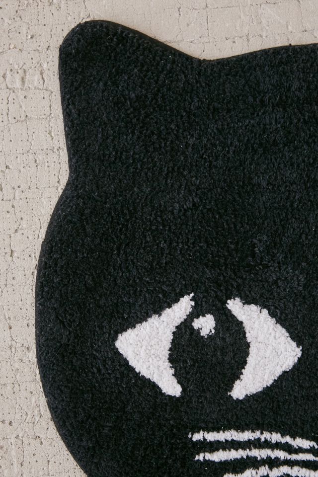 Black Cat Bath Mat #2