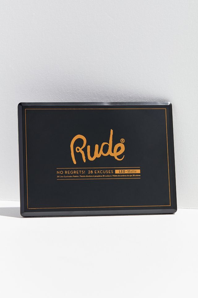 Rude Cosmetics No Regrets! 28 Matte Eye Shadow Palette #4