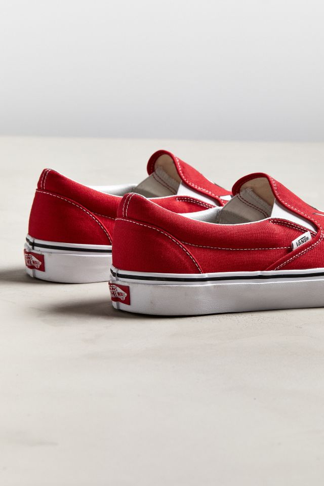 Vans Slip-On Checkerboard Flame Sneaker #5