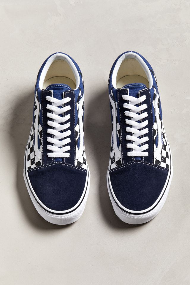 Vans Old Skool Checkerboard Flame Sneaker #4