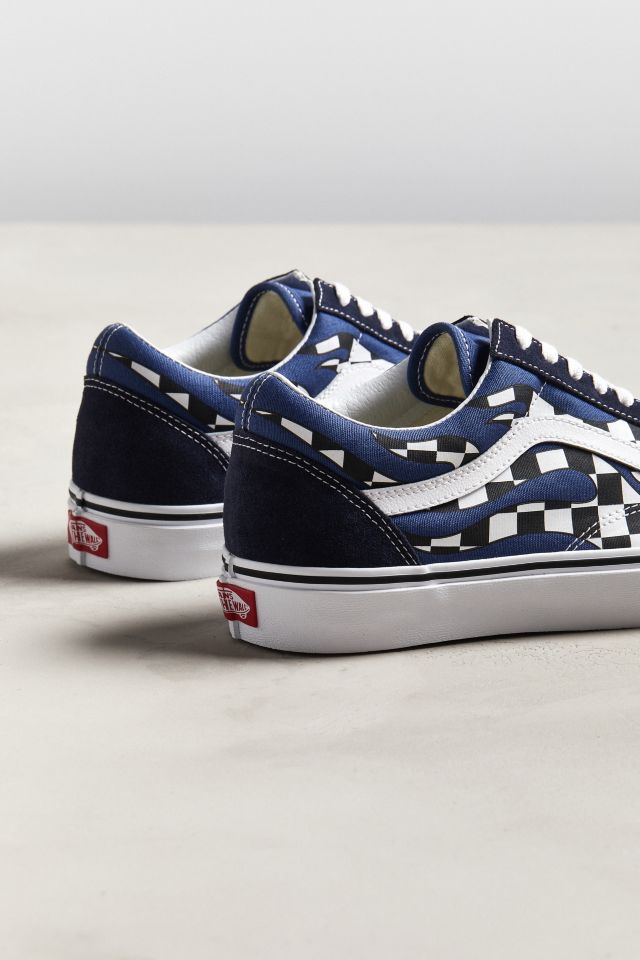 Vans Old Skool Checkerboard Flame Sneaker #5