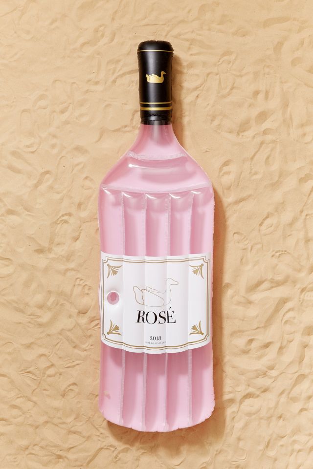 Rosé Bottle Pool Float #1