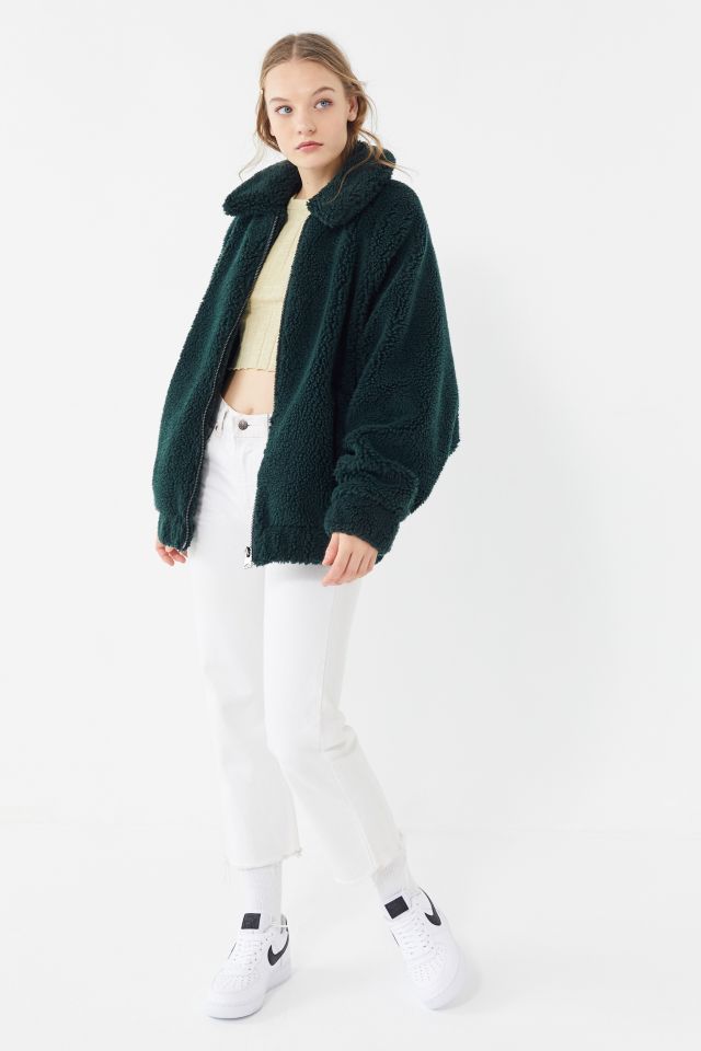 UO Dolman Teddy Jacket Urban Outfitters Canada