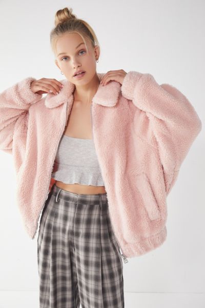 Urban outfitter 2025 teddy jacket