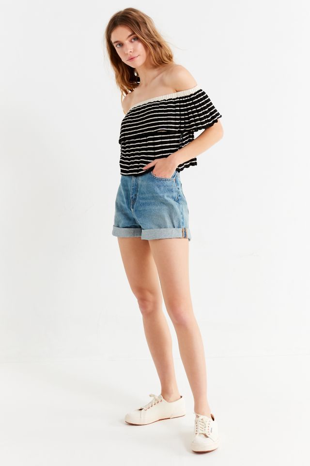 UO Remy Off-The-Shoulder Ruffle Sweater #2
