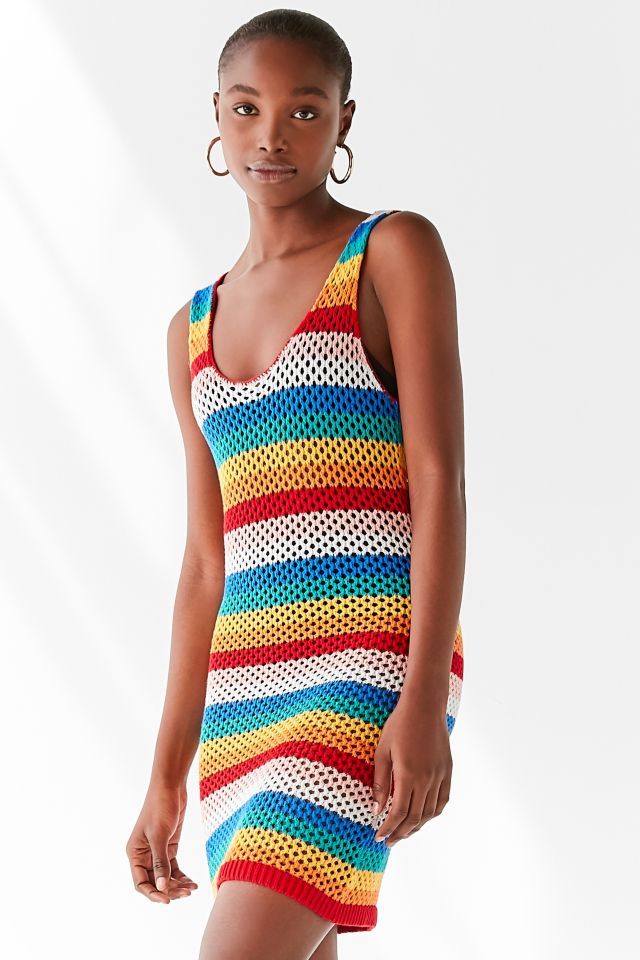 Urban outfitters rainbow dress sale