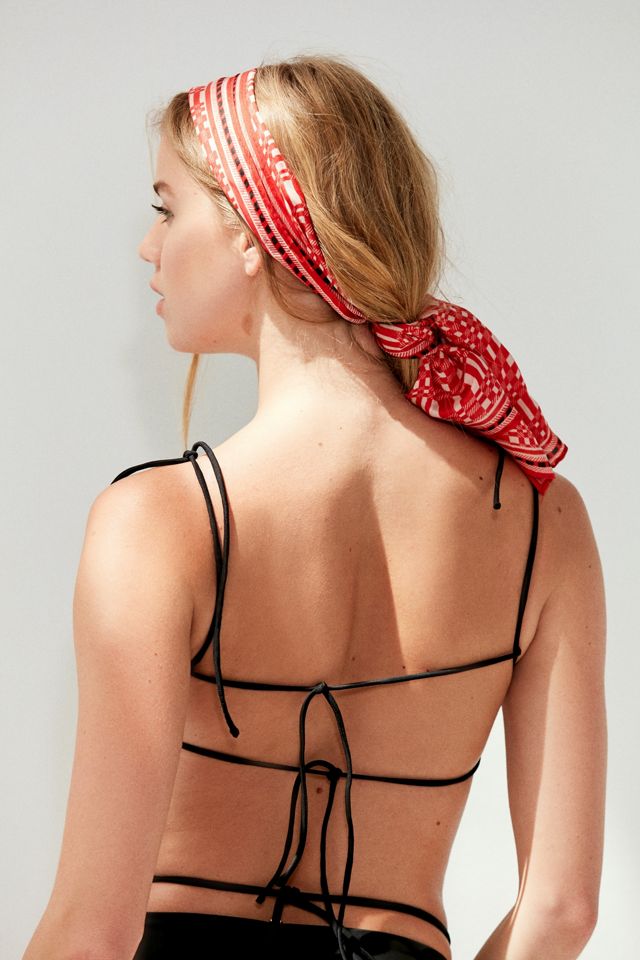 For Love & Lemons Heart Strings Bikini Top #2