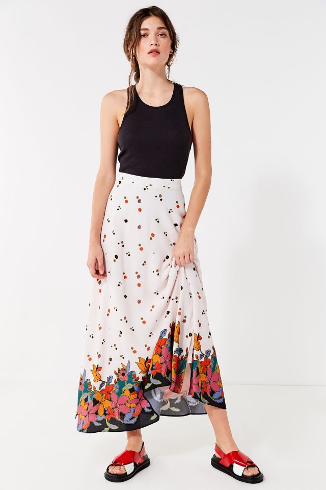 UO Raine Floral Maxi Skirt | Urban Outfitters