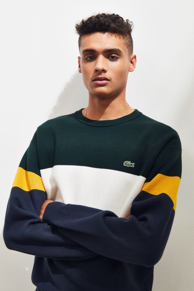 Lacoste Colorblock Sweater | Urban Outfitters