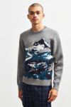 Lacoste Christmas Mountain Crew Neck Sweater Urban Outfitters