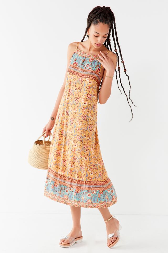 UO Border Print Maxi Dress #2