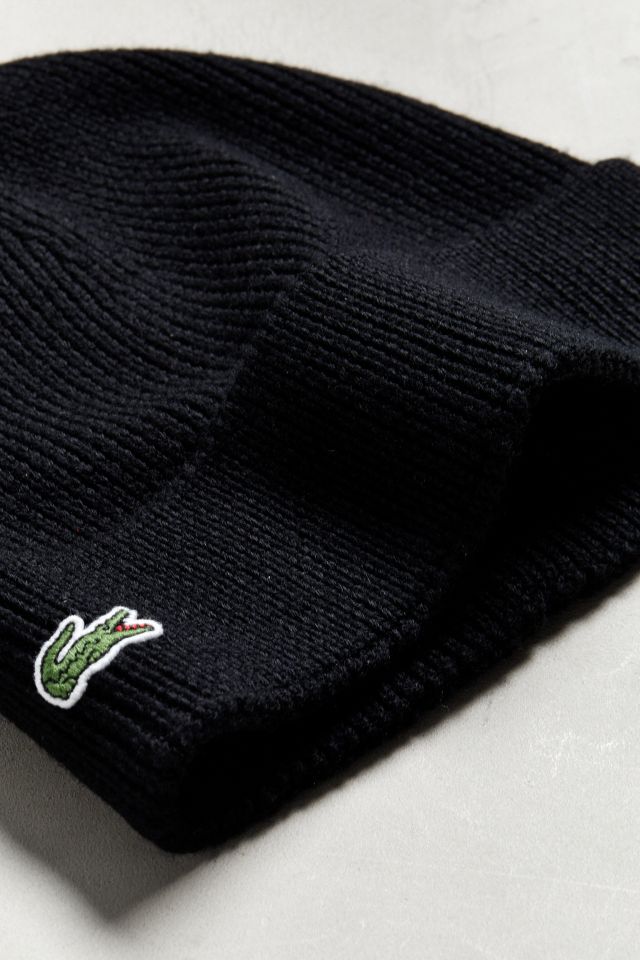 Lacoste Ribbed Wool Beanie #2