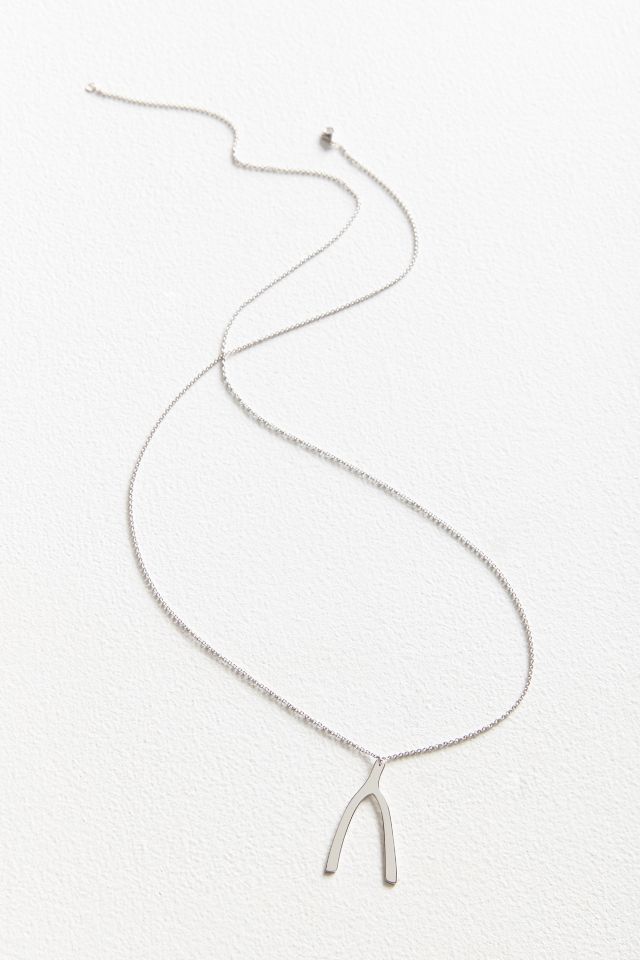 Jennifer Zeuner Jewelry X UO Wishbone Pendant Necklace #1