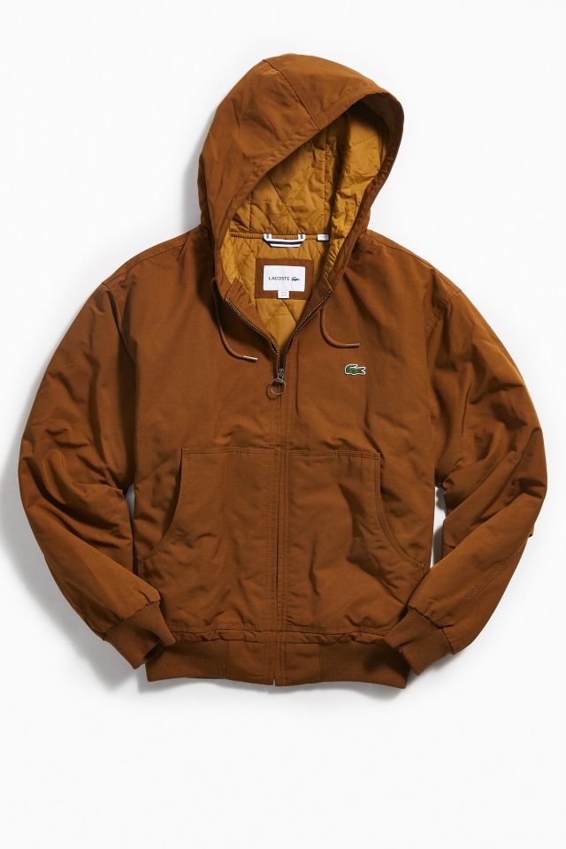 Lacoste shop hooded jacket