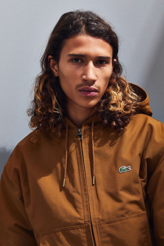 Lacoste hooded outlet bomber jacket