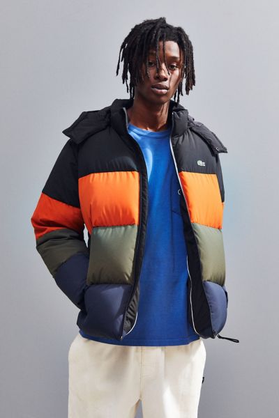 Lacoste colour 2025 block padded jacket