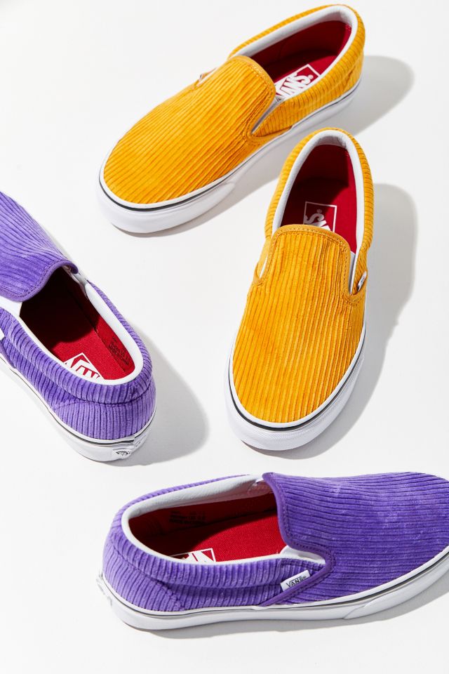 Corduroy slip on shoes best sale