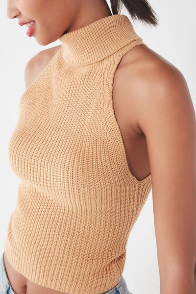 High neck sweater outlet tank