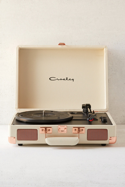 Crosley UO Exclusive Cream + Rose Gold Cruiser Bluetooth Record