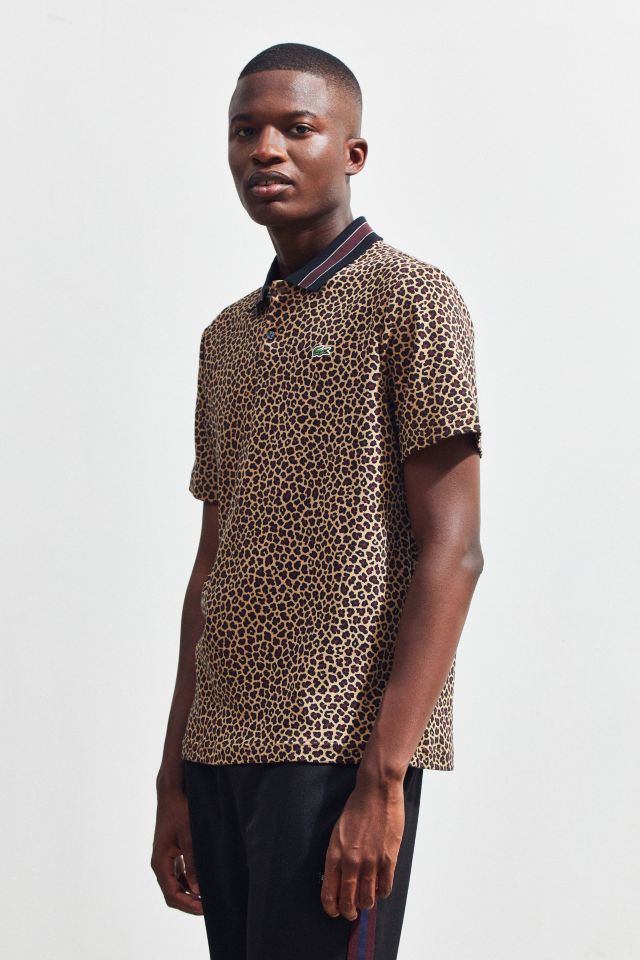 Polo shop lacoste leopard