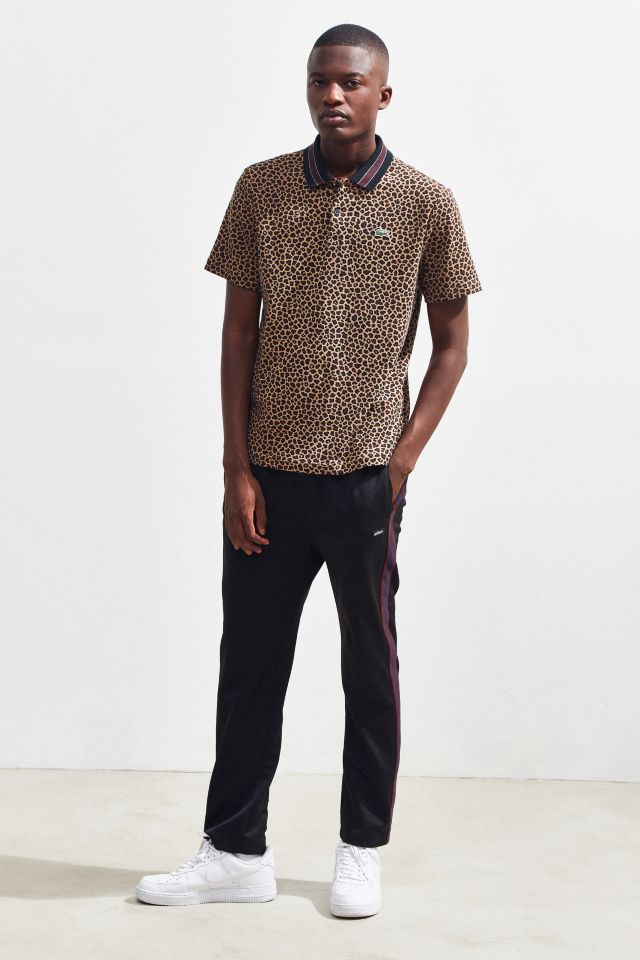 Lacoste Leopard Print Polo Shirt