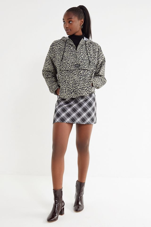 OBEY Sienna Leopard Print Anorak Jacket #2
