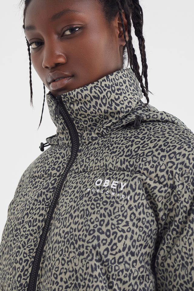 Obey cheetah jacket best sale