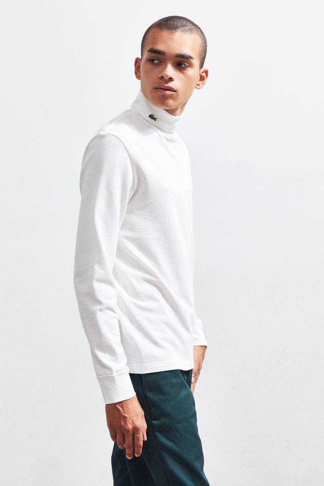 Lacoste hotsell white turtleneck