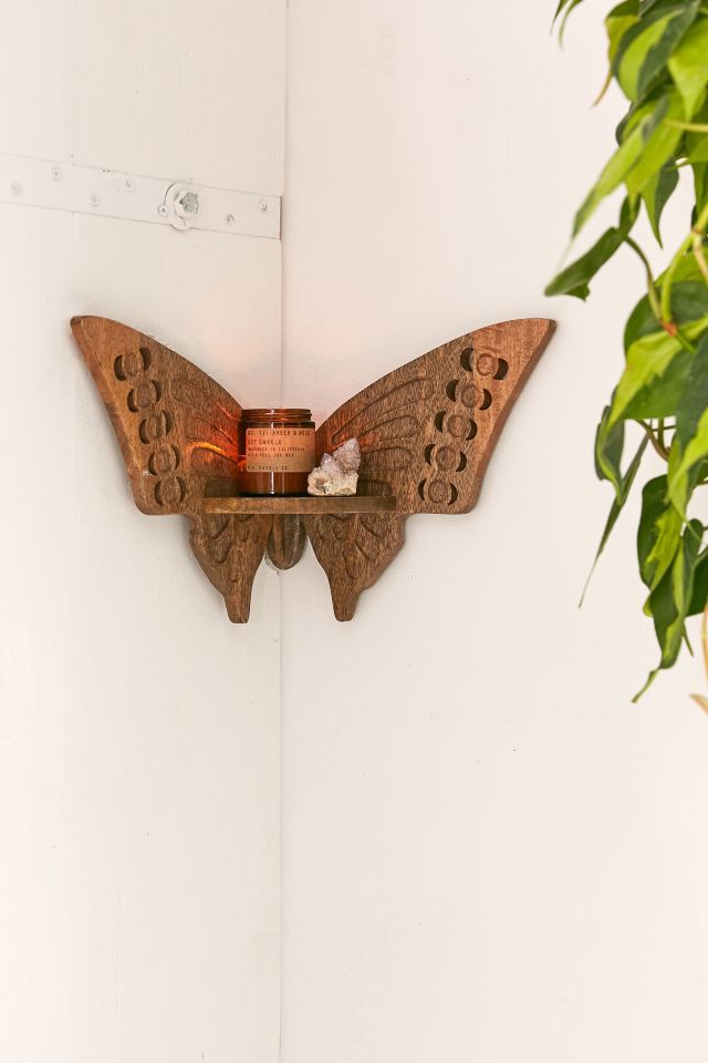 Butterfly Corner Shelf