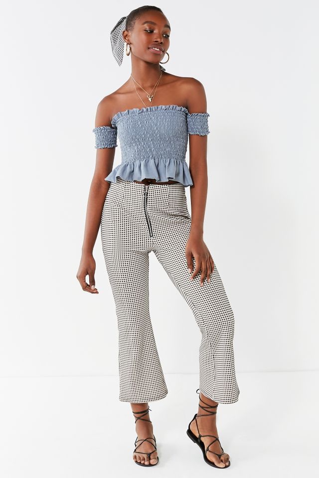 Truly Madly Deeply Off-The-Shoulder Smocked Top #1