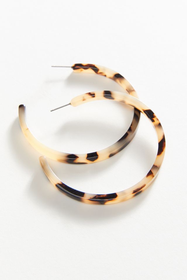 Tatum Tortoise Hoop Earring #1