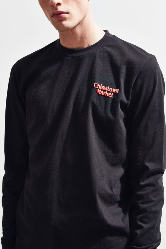 T-shirt Manches Longues Chinatown Market NASCAR - Taille L - Edition Limitée Blanc