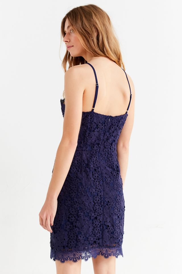 urban outfitters lace bodycon dress Kimchi Blue Lacey High Neck Bodycon Dress