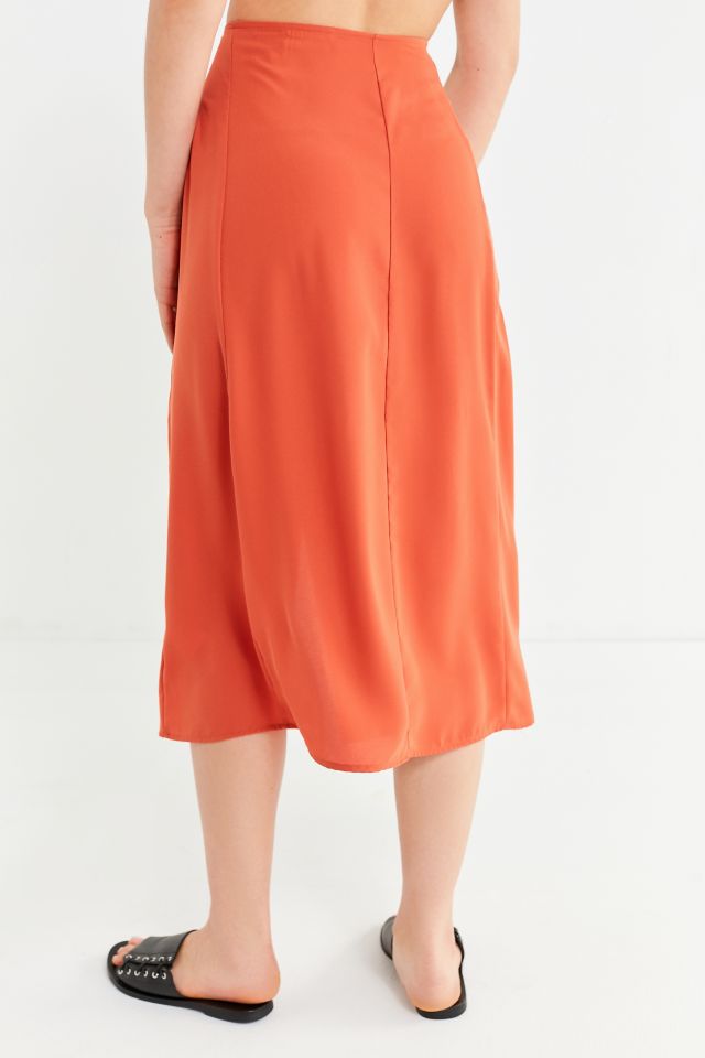 UO Frankie Button-Down Midi Skirt #3