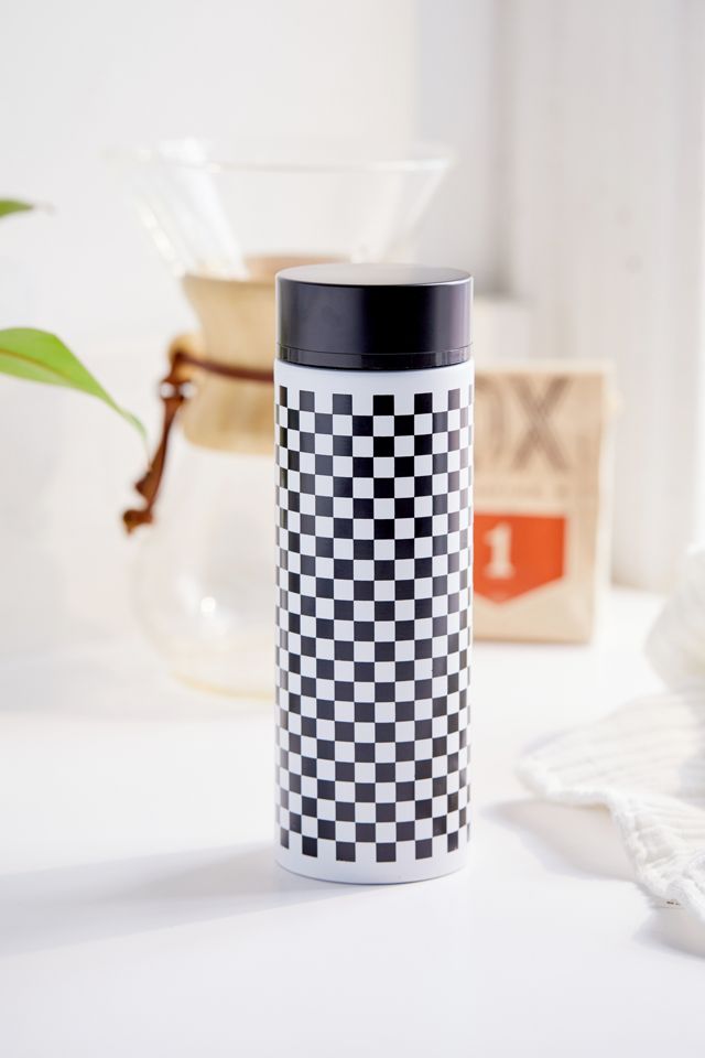 Checkerboard Thermos Cannister #1